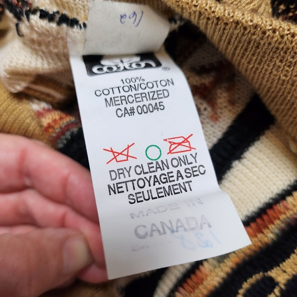 Vintage Tundra Coogi Style Knit Sweater 2XLT 90s - Picture 9 of 14